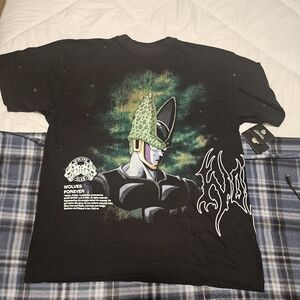 Darc Sport X DragonBall Z Black Graphic Short Sleeve Tee with Green Accents